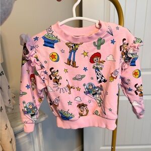 Little Sleepies Pink Toy Story Sweatshirt